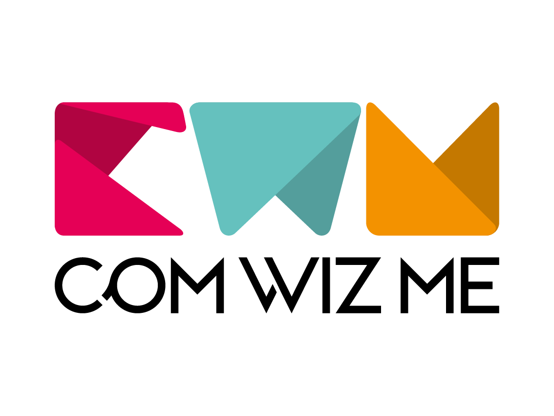 Logo de l'agence de communication et de rédaction web Com Wiz Me.