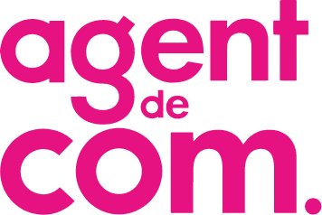 Logo de l'agence de communication agent de com'.