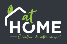Logo de At Home France, un client pour de la rédaction web.