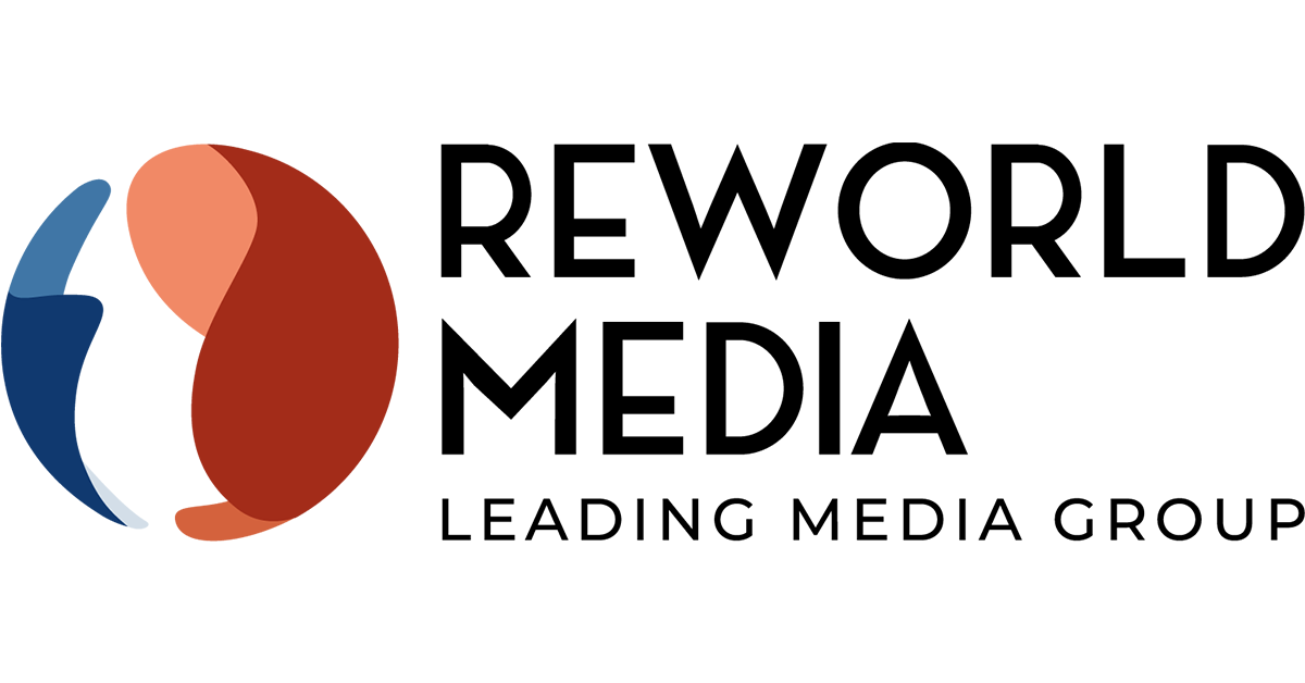Logo de l'agence média Reworld media.